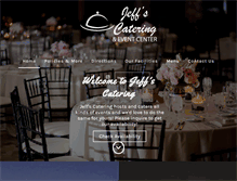 Tablet Screenshot of jeffscatering.com